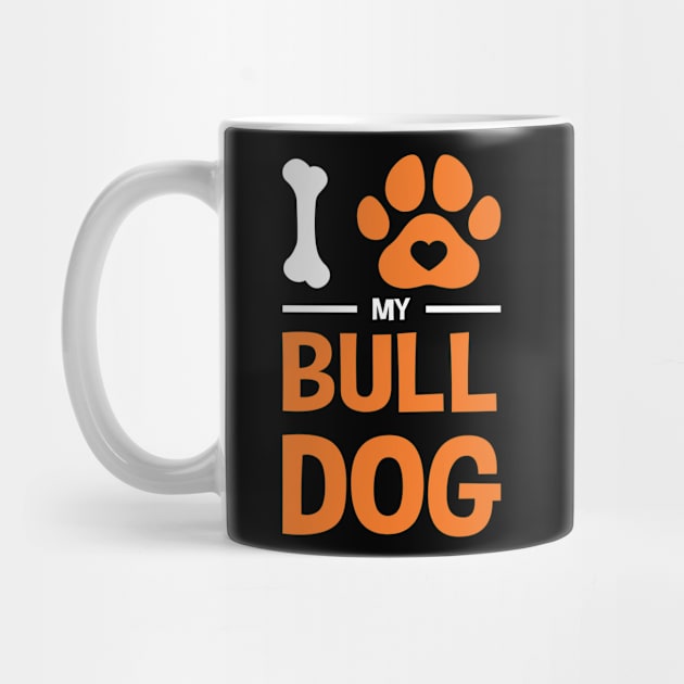 English Bulldog Dog Owner Gift by Anassein.os